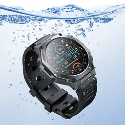Смарт-годинник Hoco Y37 Amoled 36mm, 520 mAh, GPS sports watch (call version) Black (6942007666046) - мініатюра 9