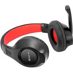 Навушники HP-312, Black/Red, 2хMini jack, поворотний мікрофон XTRIKE ME teh0027998 - мініатюра 5