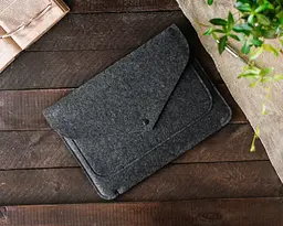 Чохол Gmakin Apple MacBook Pro 14` GM62-14 Felt Case (Black) [73582] - мініатюра 8