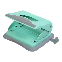 Дирокол "Buromax" 20арк. пласт. м`ятний Pastel №4020-38 - мініатюра 2