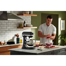 Кухонна машина KitchenAid Heavy Duty 5KSM55SXXEBM з підйомною чашею 5.2 л матова чорна (5KSM55SXXEBM) - мініатюра 13