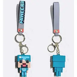 Брелок Watchbands Стів з Майнкрафт Steve Minecraft великий (KCHN-MNCRFT/01) - мініатюра 2