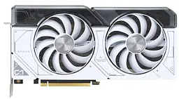 Відеокарта ASUS RTX 4070 SUPER 12GB DUAL WHITE (DUAL-RTX4070S-12G-WHITE) (GDDR6X, 192 bit, PCI-E v4.0) Б/в