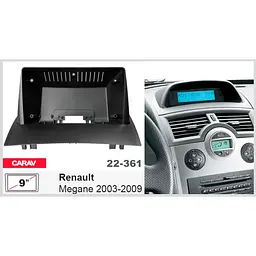 Перехідна рамка Renault Megane II Carav 22-361 - мініатюра 6
