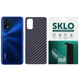Захисна плівка SKLO Back (тил) Carbon для Realme C11 (2021) Чорний