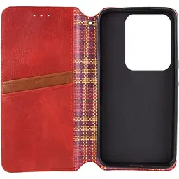 Чохол-книжка Rubic Leather Case для Redmi Note 13 Pro 5G/ Poco X6 5G Red [120837] - мініатюра 3