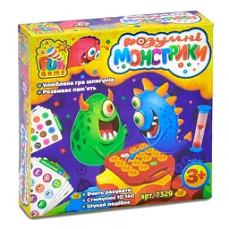 Настільна гра "Розумні монстрики" 7329 4FUN Game Club, в коробці