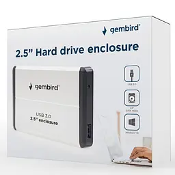 Внешний карман Gembird EE2-U3S-2-S (EE2-U3S-2-S) - миниатюра 5