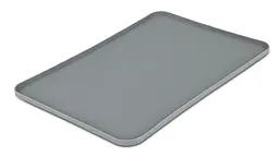 Килимок силіконовий Happet під миски, 42 см x 30 см, M, сірий (MS01) - мініатюра 2