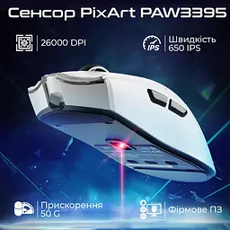 Миша RAWM SA-MH01 Black (SA-MH01.black) - мініатюра 2