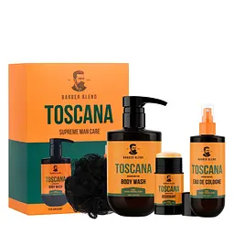 Подарунковий набір косметики для чоловіків Barber Blend Toscana, 4 шт.