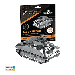 Колекційна модель Metal Time M4 Sherman MT070 (World of Tanks)