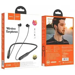 Навушники Hoco ES58 Sound Tide Sports Bluetooth 5.0 earphones HiFi до 15 годин чорні - мініатюра 2