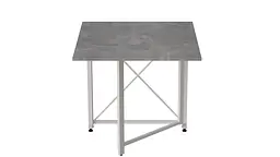 Стіл-книга трансформер Оріон 1 Ferrum-decor 750x810x730 Білий метал ДСП Бетон 16 мм (FRD-104610) - мініатюра 2