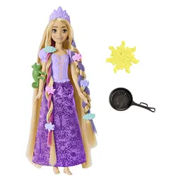 Ігровий набір з лялькою Disney Princess Рапунцель Фантастичні зачіски, 27 см (HLW18) - мініатюра 3
