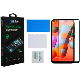 Скло захисне BeCover Samsung Galaxy A21s SM-A217 Black (707338) - миниатюра 2