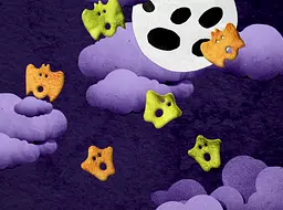 Овочеві чіпси Sensible Portions Gluten-Free Ghosts Bats Sea Salt Garden 12 шт х 14 г - мініатюра 3