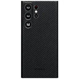 Оригінальний протиударний чохол для Samsung Galaxy S23 Ultra Pitaka MagEZ MagSafe Case 3 Twill Black/Grey KS2301U