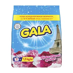 Пральний порошок Gala Французький аромат 1.5 кг (8006530178426)