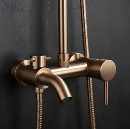 Душова система з виливом Rea Luis brushed copper REA-P7156 - мініатюра 2