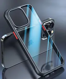 Протиударний бампер чохол Primolux Refraction Case для смартфона Apple iPhone 14 Pro Max Black - мініатюра 4