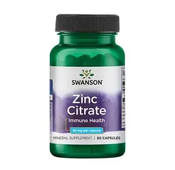 Цират цинку Swanson Zinc Citrate 30 mg 60 caps (1086-100-74-2160613-20)