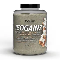 Гейнер IsoGainz, 4 кг Кокос Evolite Nutrition fit0016867 - мініатюра 1