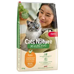 Сухий корм для котів із чутливим травленням Mera Cats Nature Sensitive Chiken (Huhn) з куркою 10 кг