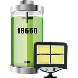 Прожектор вуличний YT-140 30W із сонячною панеллю та пультом (MER-15367_428) - мініатюра 5