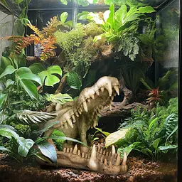 Декорація череп крокодила Terrario Crocodile Skull XL 23x11x16см (251115) - мініатюра 4