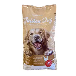 Повнораціонний сухий корм Golden Dog з куркою для дорослих собак 3 кг