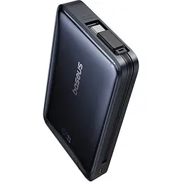 Зовнішній акумулятор Baseus Nomos Qi2 10000mAh 45W Black (P10078800123-00) [161321] - мініатюра 2