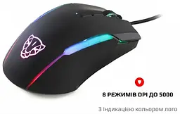 Миша Motospeed V90 (mtv90b) Black USB - мініатюра 3