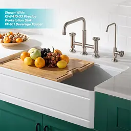 Змішувач для кухні Kraus Urbix KPF-3125SFS, Нержавіюча сталь - мініатюра 2