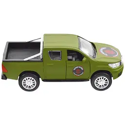 Автомодель TechnoDrive KM6119 серія Шеврони Героїв Toyota Hilux Червона калина - мініатюра 10