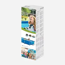 Каркасний прямокутний басейн Intex 300 х 200 х 75 см. - мініатюра 7