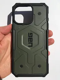 Оригінальний протиударний чохол для iPhone 16 Pro Max UAG Pathfinder MagSafe Olive 114469117272 - мініатюра 6