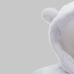 Комбінезон демісезонний велюровий DoRechi для виписки з пологового Зефір зріст 62 - 68 см (3-6 місяців) Білий - мініатюра 3