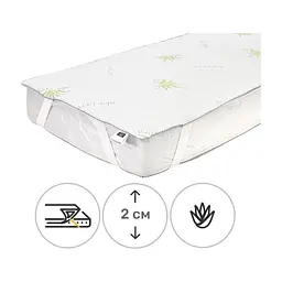 Наматрацник MirSon №1051 Alberto Тенцель (Modal) Strong Aloe Vera 200х220 см (2200001509061)