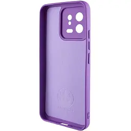 Чохол TPU GETMAN Liquid Silk Full Camera для Xiaomi 13 Pro Фіолетовий / Purple - мініатюра 5