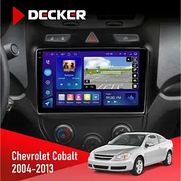 Штатная магнитола Chevrolet Cobalt 2004-2013 Decker D9-009 4x64, DSP, 4G, 2k Decker (НФ-00008164)