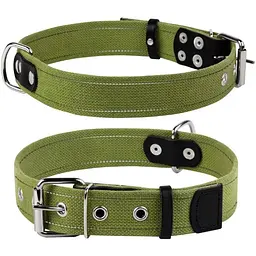 Нашийник для собак Collar х/б тасьма зі світловідбиваючою ниткою (4820082490676)