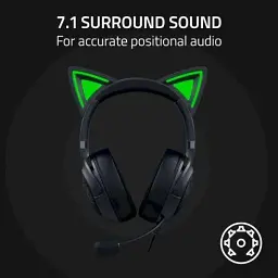 Навушники з мікрофоном Razer Kraken Kitty V2 Black (RZ04-04730100-R3M1) - мініатюра 6