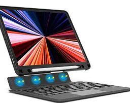 Чохол-клавіатура Wiwu Apple iPad 10.2" [2019-2021] Mag Touch Keyboard Case Black [91684] - мініатюра 5