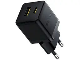 Мережевий зарядний пристрій BASEUS Palm Fast Charger 20 W Type-C to Type-C cable Black (P10111608113-01) - мініатюра 2