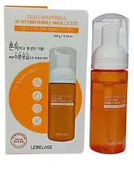 Піниста маска LEBELAGE для обличчя TRULY PANTHENOL 10 SECOND BUBBLE MASK LIQUID 150 г