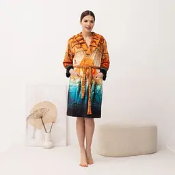 Халат жіночий з плюшевого велюру ексклюзивний Egypt 18364 2XL-3XL