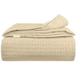 Плед покривало Cosas Avori Waffle Weave 230х240 см (Blanket_68Avori_WaffleWeave_230x240)