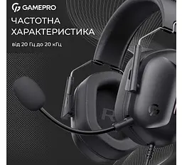 Ігрові навушники GamePro HS-1350-B Genesis Hunter Black - мініатюра 11