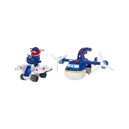 Ігровий набір Super Wings Supercharge 2-in-1 Police Patroller 2в1 Поліцейський транспорт (EU740834) - мініатюра 6